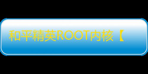 和平精英ROOT内核【红警内核】外挂